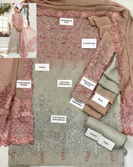 Unstitched Luxury Wedding Edition D01 Tie & Dye