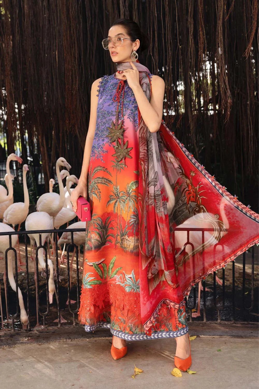Maria B Printed Lawn 3 Piece Suit