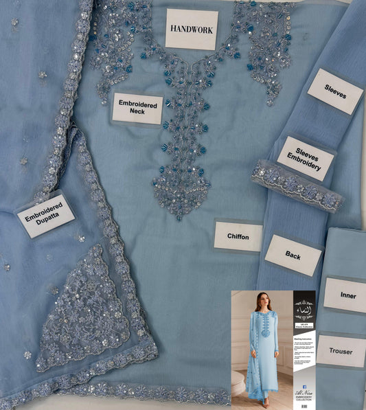 IZNIK Formals – Pastel Blue 3 Piece Suit