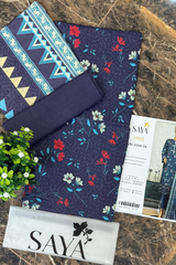 Unstitched Casual Wear All Over 3 Piece Collection