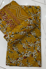 Unstitched Casual Wear All Over 3 Piece Collection