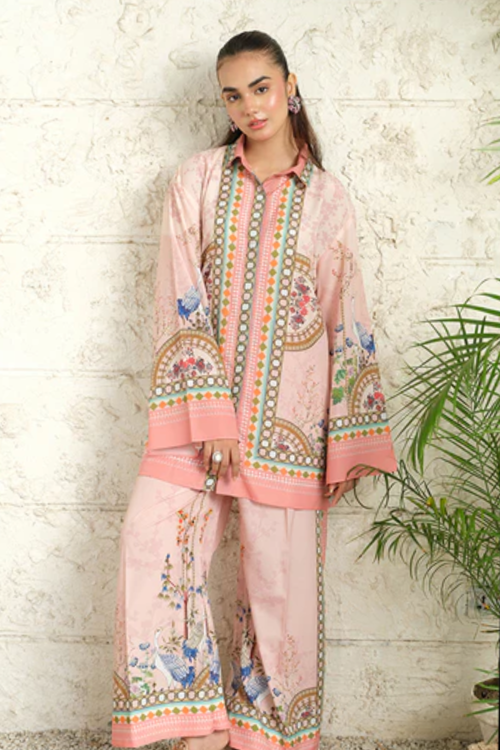 Silk Unstiched Co-Ords Set