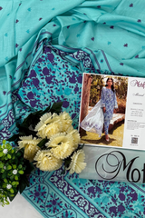 Unstitched Lawn Three Piece MINAL Ideantic Seperates