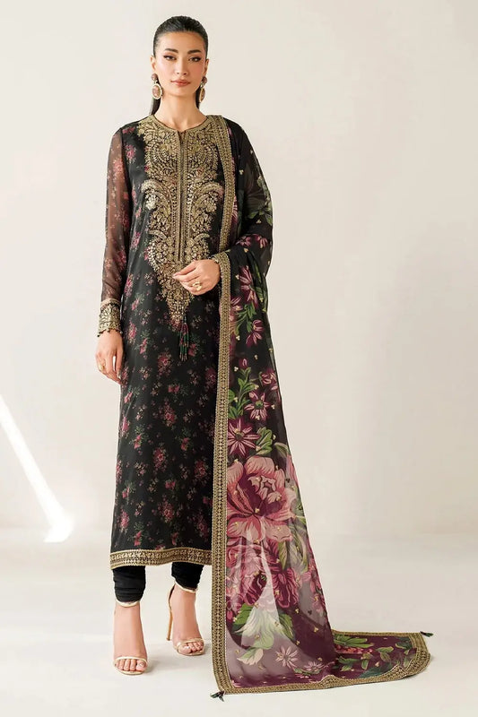 Jazmin Shamoz Silk Unstitched 3-Piece Suit