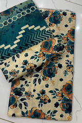 Unstitched Casual Wear All Over 3 Piece Collection