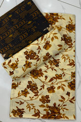 Unstitched Casual Wear All Over 3 Piece Collection