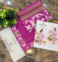 Unstitched Printed Lawn 3 Piece Ikkat Mosaic