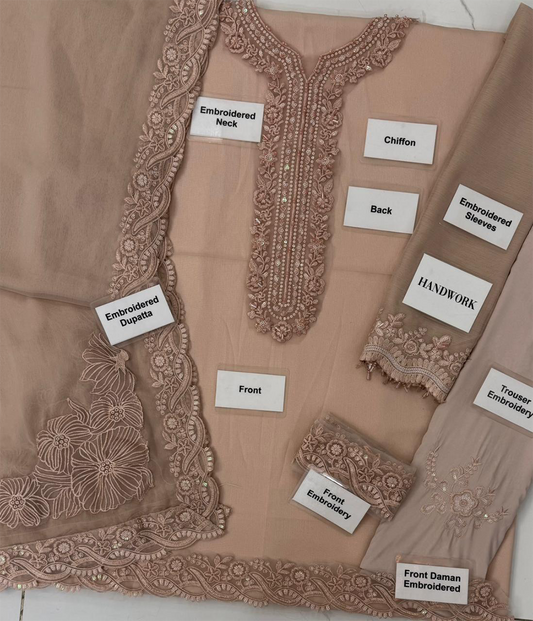 Iznik Luxury Formals Unstitched 3 Piece suit