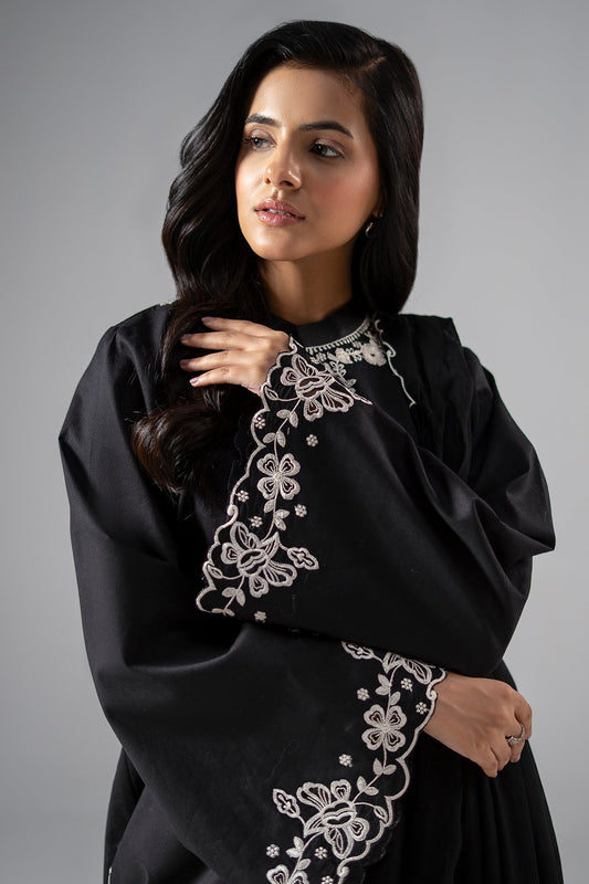 Charizma Black Edition Luxury Embroidered 3 Piece Suit
