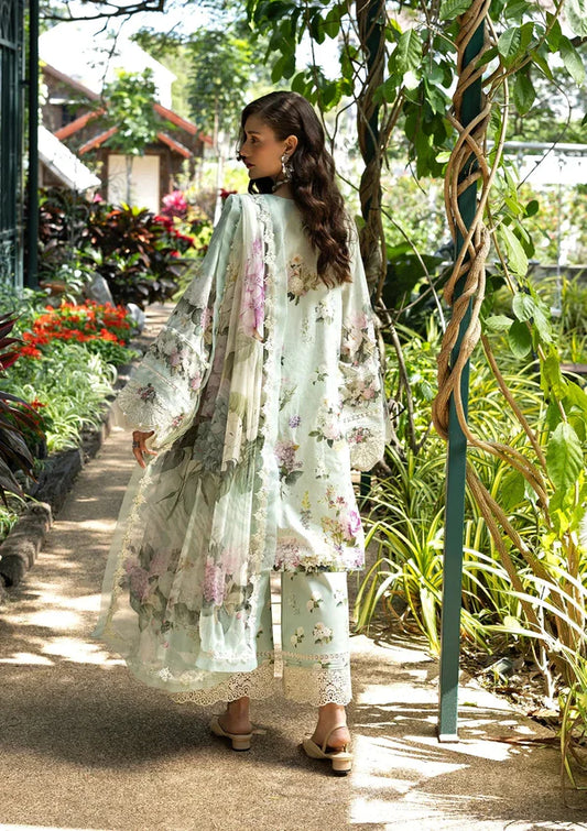 Elaf Lawn Embroidered & Printed 3 Piece Suit