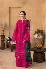 Saira Rizwan Pink Luxury Embroidered 3 Piece Suit