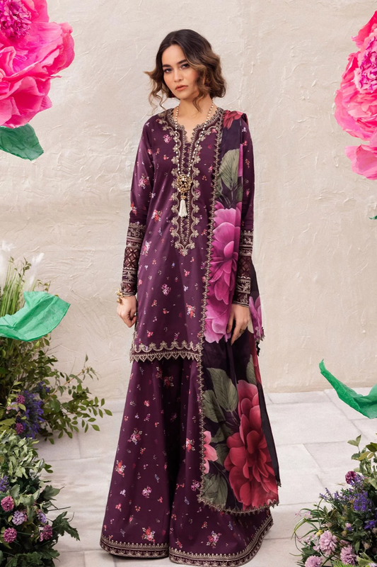 Iznik Plum Silk 3-Piece Suit