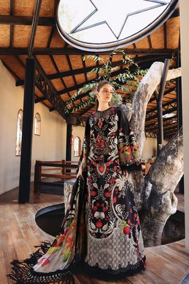 Maria B Black Summer Lawn 3 piece suit