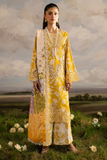 Mahnur Yellow Luxury Embroidered 3 Piece Suit