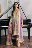 Baroque Mint Green Floral Luxury Embroidered 3 Piece Suit