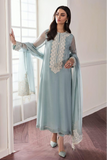 Baroque Sky Blue Embroidered Lawn 3 Piece Suit