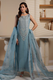 Iznik 3-Piece Festive Suit in Powder Blue