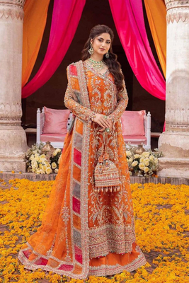 Kanwal Malik Luxury Embroidered 3 Piece Suit