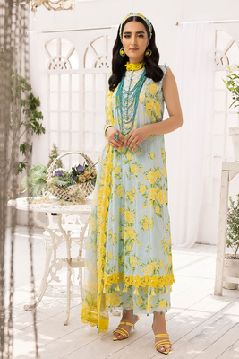 Ittehad Pistachio Digital Printed Lawn 3 piece suit