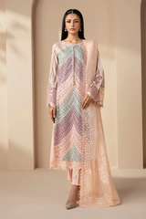 Maria B Pastel Embroidered Lawn 3 Piece Suit