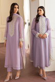 Baroque Purple Luxury Chiffon 3 Piece Suit