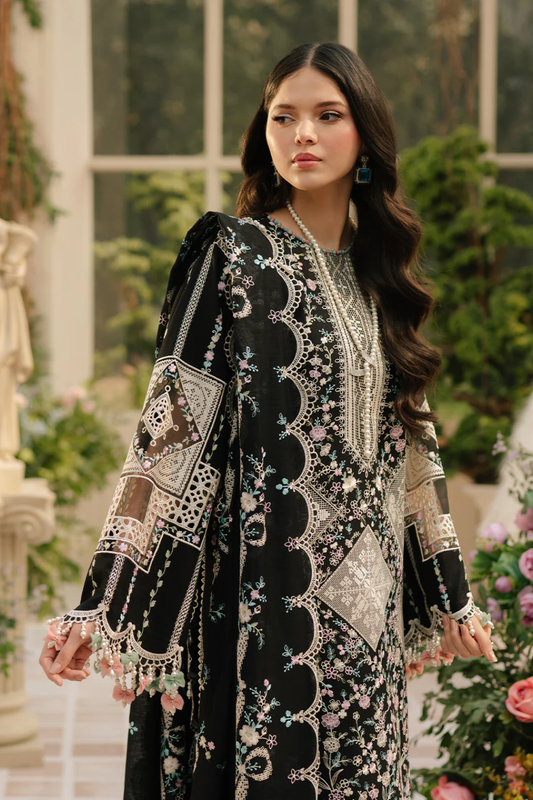 Bin Ilyas Chiffon Unstitched 3 Piece Suit