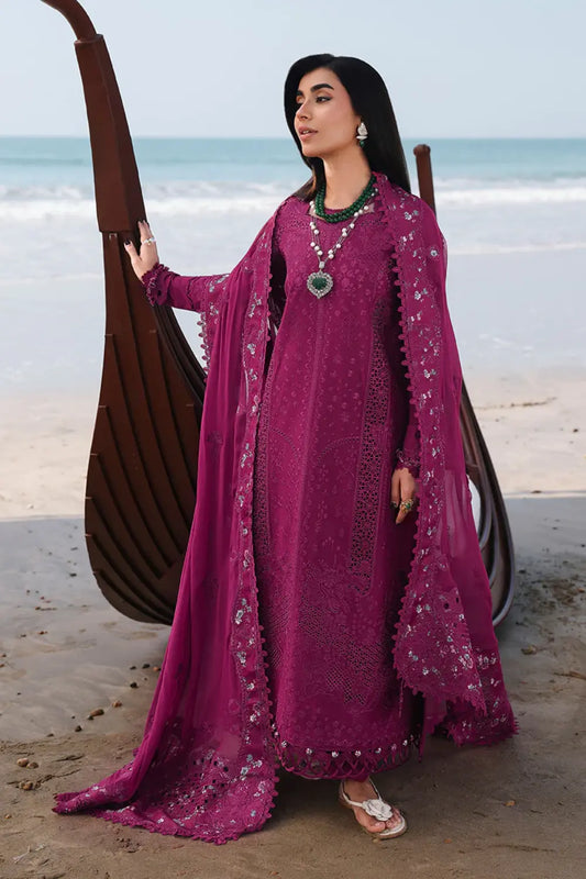 Qalamkar Luxury Lawn Unstitched 3-Piece Suit