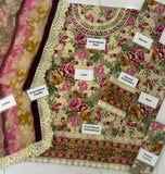 Aneelas Skin Luxury Lawn Unstitched 3 Piece Suits