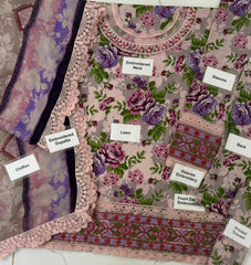 Floral J2125-B Unstitched 3 Piece Luxury Lawn