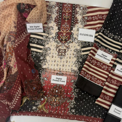 Elan Silk Festive Unstitched Silk 3 Piece