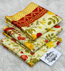 Bin Saeed Unstitched Casual Wear All Over 3 Piece Collection