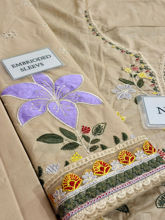 Aneelas Luxury Embroidered 3-piece suit