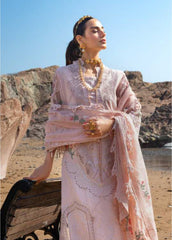 Mahiman by Al Zohaib Pink luxury embroidered 3-piece suit