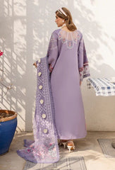 Parishay  purple luxury embroidered 3 piece suit