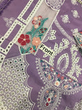 Parishay Lavender Chikankari Embroidered 3 Piece Suit