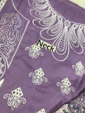 Parishay Lavender Chikankari Embroidered 3 Piece Suit