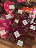 Iznik Plum Silk 3-Piece Suit