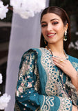 Kahf Luxury Teal Lawn 3-Piece Suit