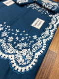 Coco By Zara Shahjahan Luxury Navy Blue 3-Piece Suit