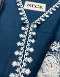 Coco By Zara Shahjahan Luxury Navy Blue 3-Piece Suit