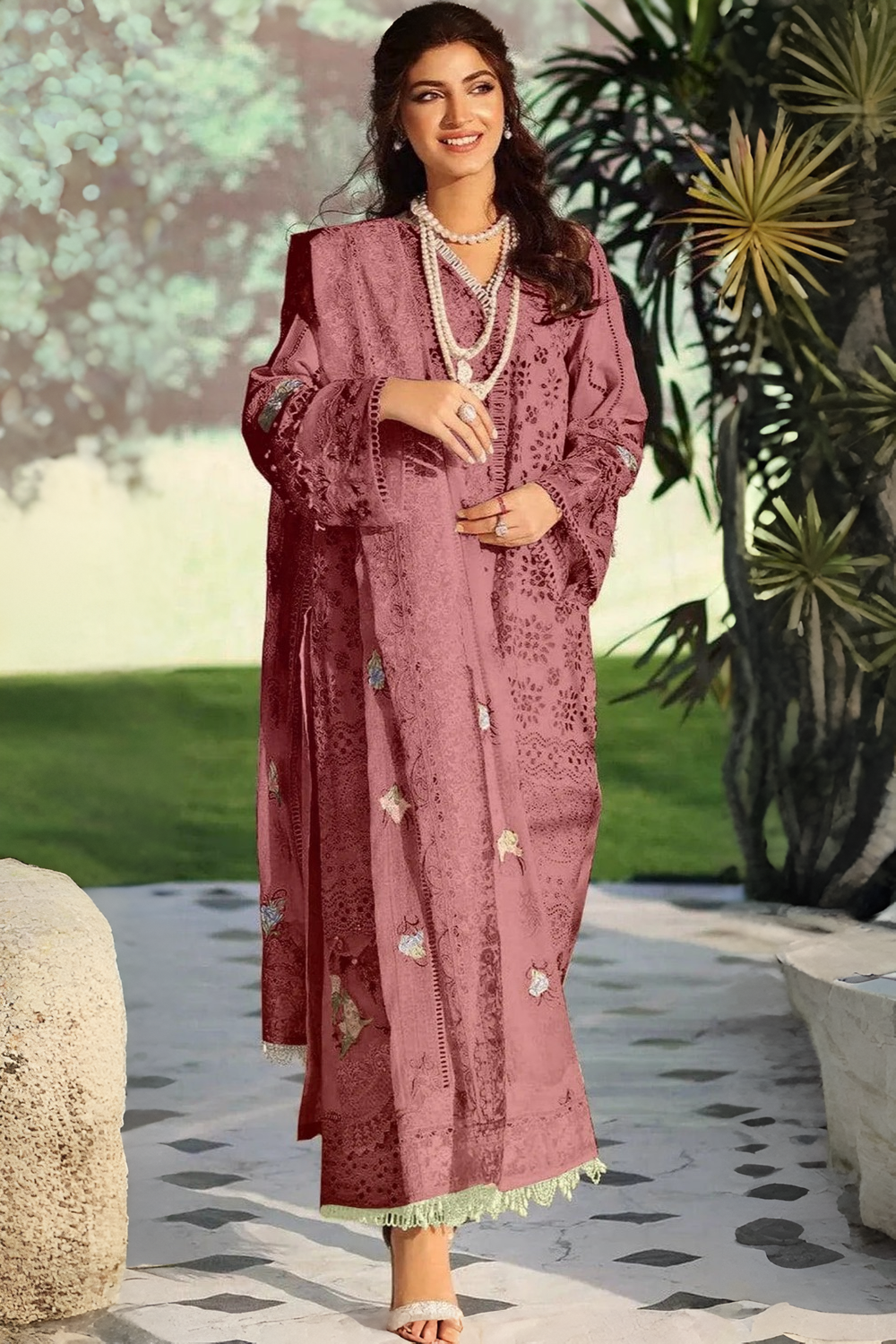 Elaf Embroidered Premium Unstitched 3-Piece Suit