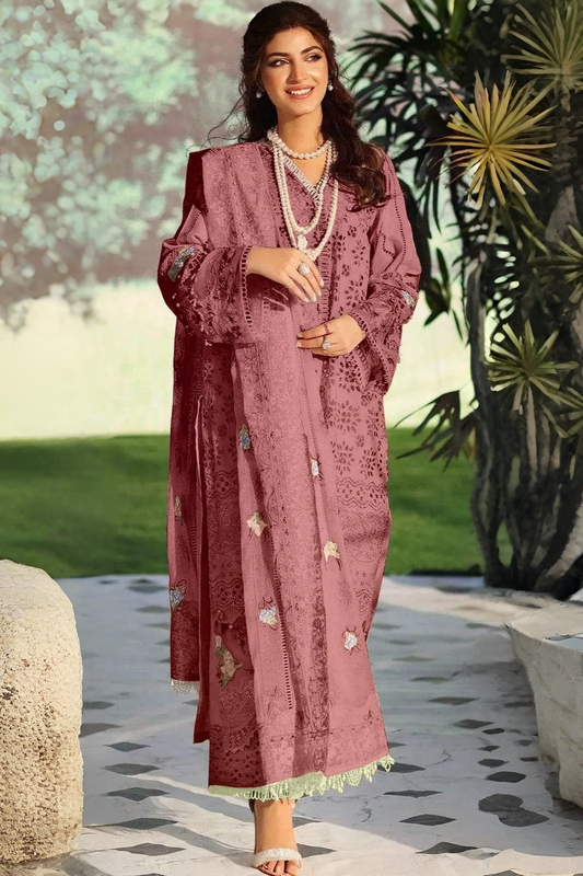 Elaf Embroidered Premium Unstitched 3-Piece Suit