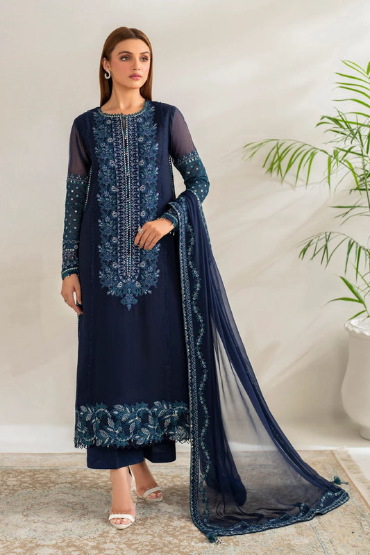 SAPPHIRE Luxury Navy Blue 3-Piece Suit