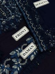 SAPPHIRE Luxury Navy Blue 3-Piece Suit