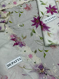 Afrozeh Luxury Floral 3-Piece Suit