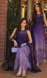 Noor By Saadia Luxury Purple 3-Piece Formal Suit