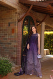 Noor By Saadia Luxury Purple 3-Piece Formal Suit