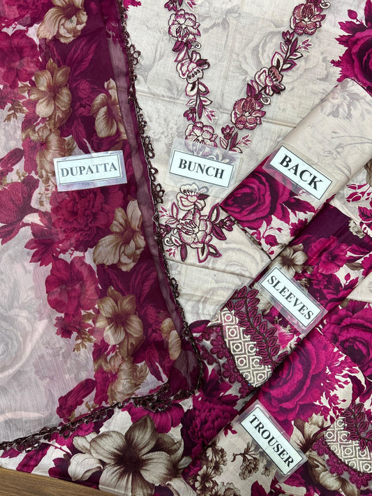 Adan’s Libas Printed Lawn 3-Piece Suit