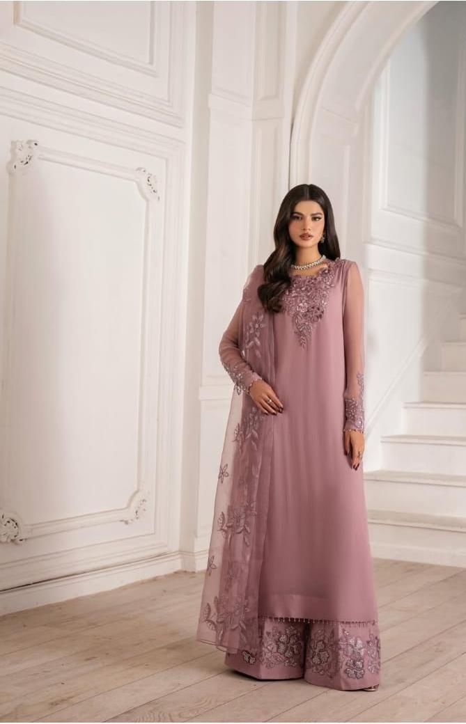 IZNIK Luxury Chiffon 3-Piece Formal Suit