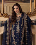 Charizma Luxury Navy Blue  3-Piece Formal Suit